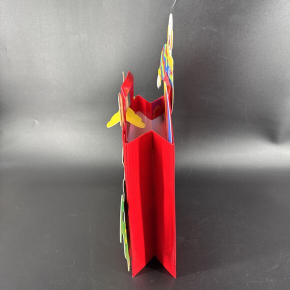 Vintage Paper Lightworks Paper Kids Room Fun Light Lamp Clown Duck Bear Train - Picture 8 of 16